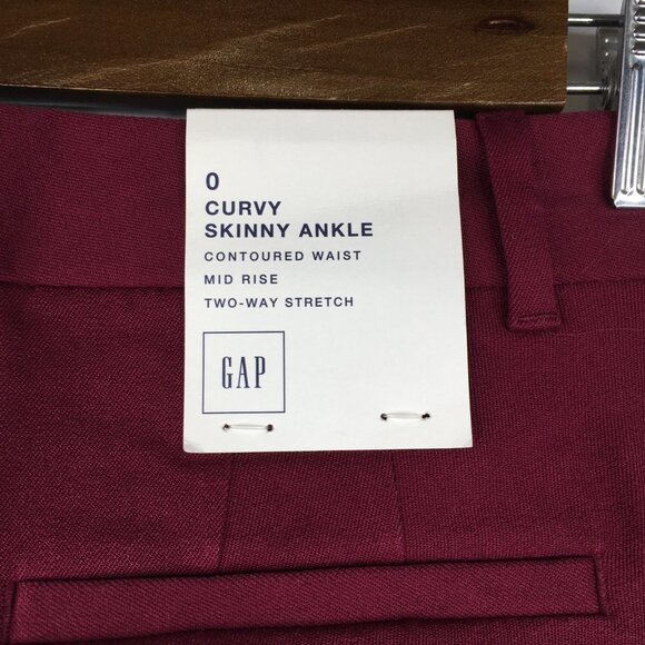 Gap Curvy Skinny Ankle Pants Size 0. NWT - Picture 9 of 15